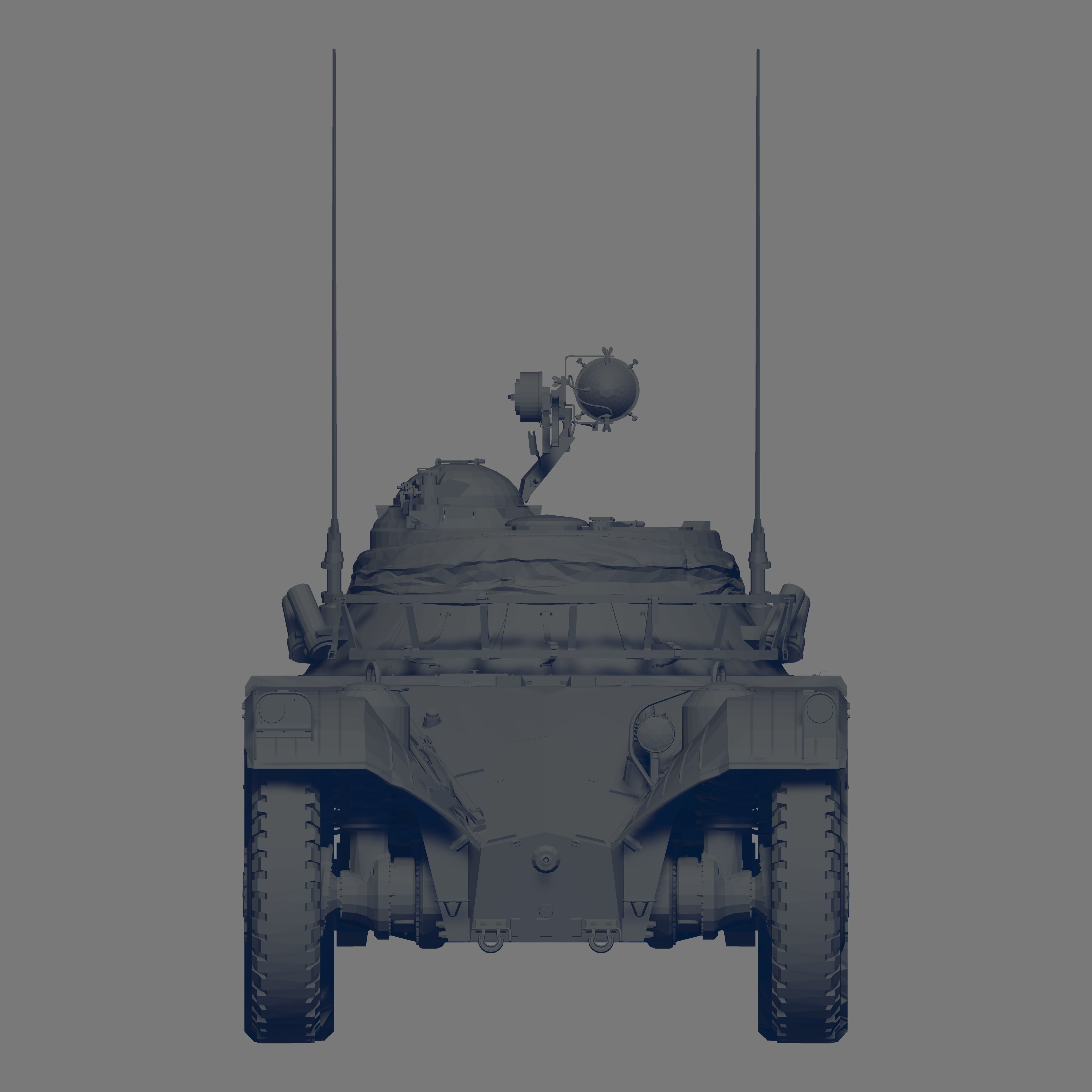 Panhard E B R 1963 3D model_4