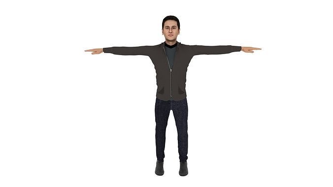 3D model Character Man VR / AR / low-poly | CGTrader
