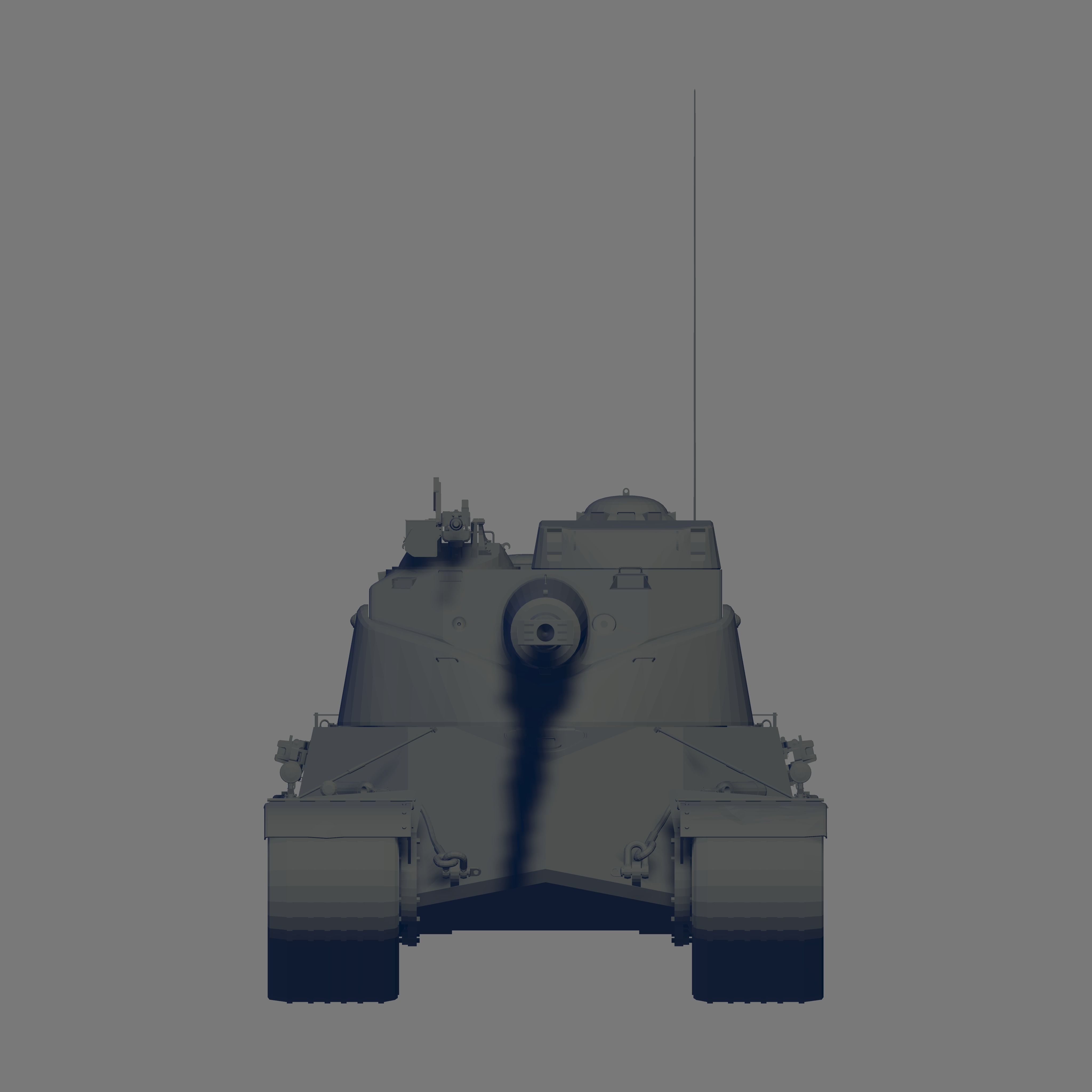 AMX-50 Surblinde 3D model_2