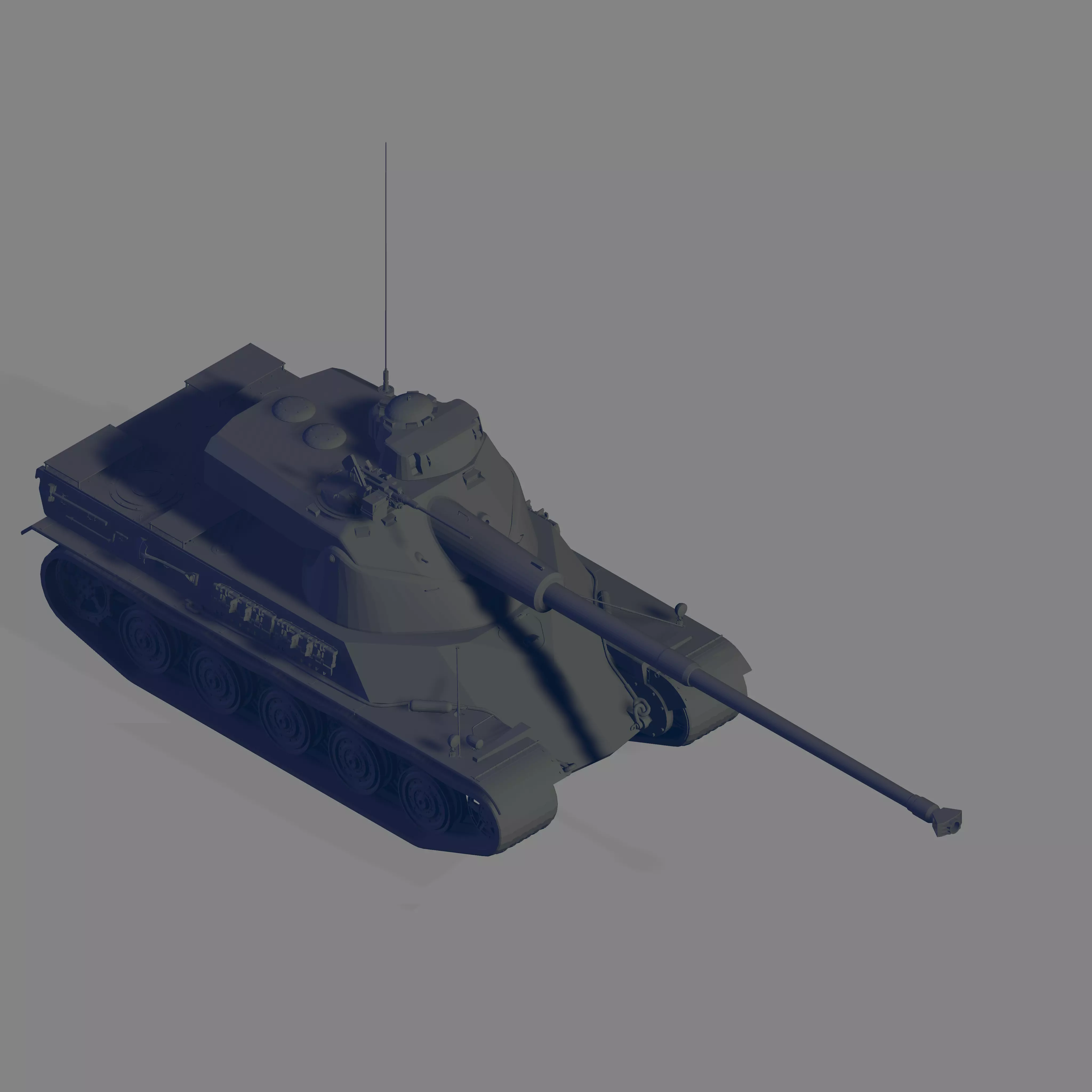 AMX-50 Surblinde 3D model_0