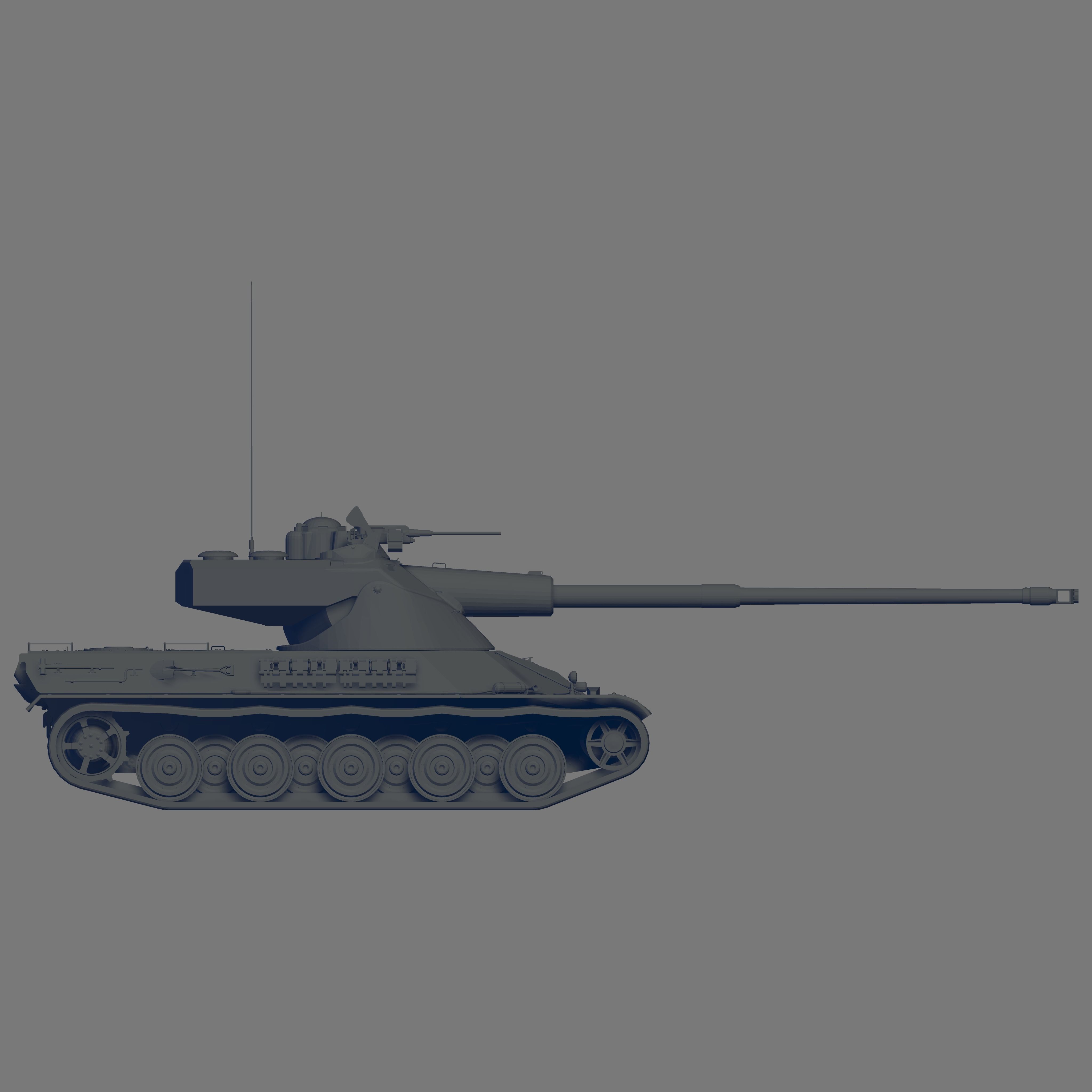 AMX-50 Surblinde 3D model_3