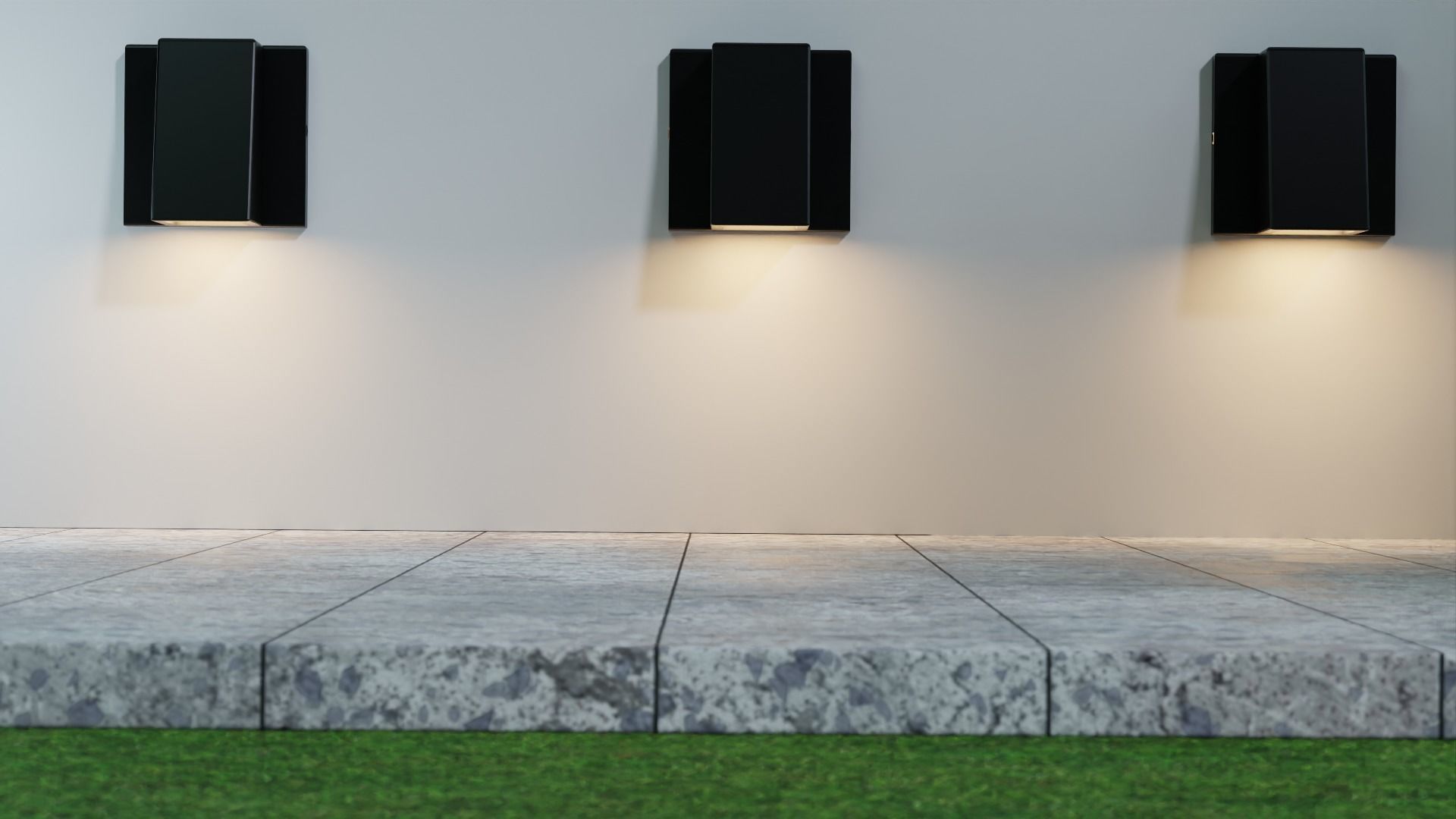 Outdoor Sconce Wall Lights 3D model_2