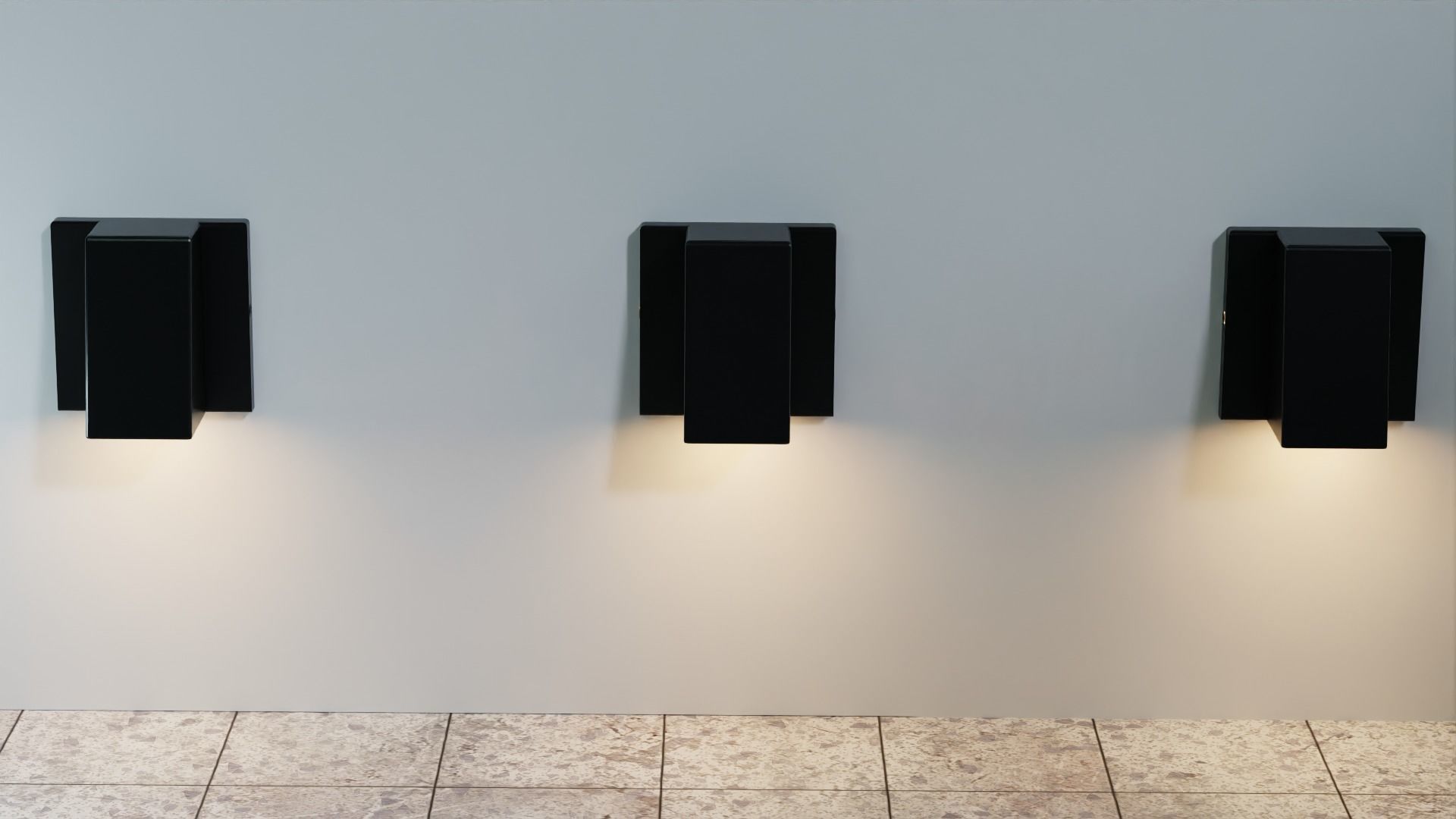 Outdoor Sconce Wall Lights 3D model_3