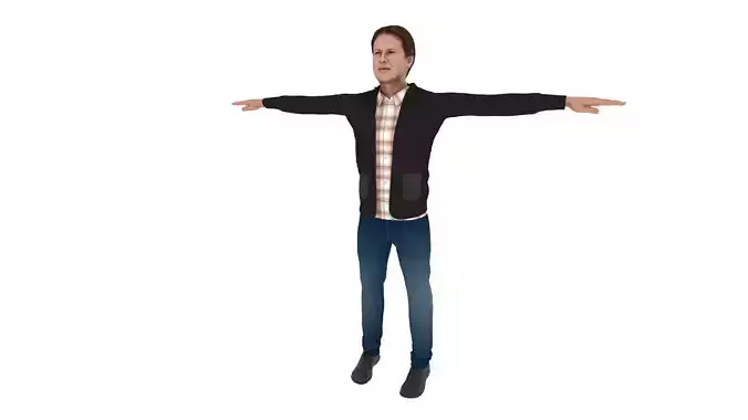 Realistic Character Man