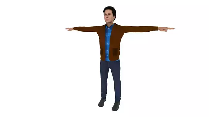 Realistic Character Man