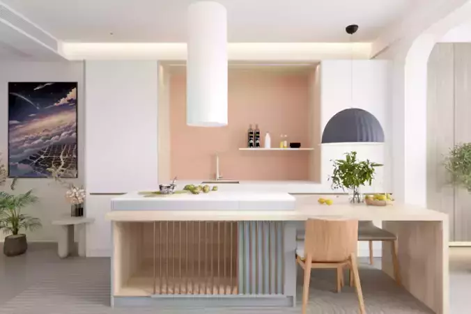 Island Central Table and Combination