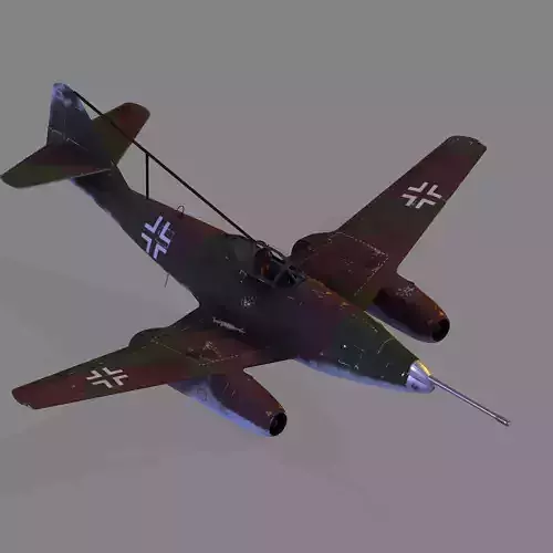 Me 262 A 1 U4 Pulkzerstorer 3D model