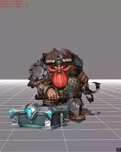 Franco Frozen Warrior Skin