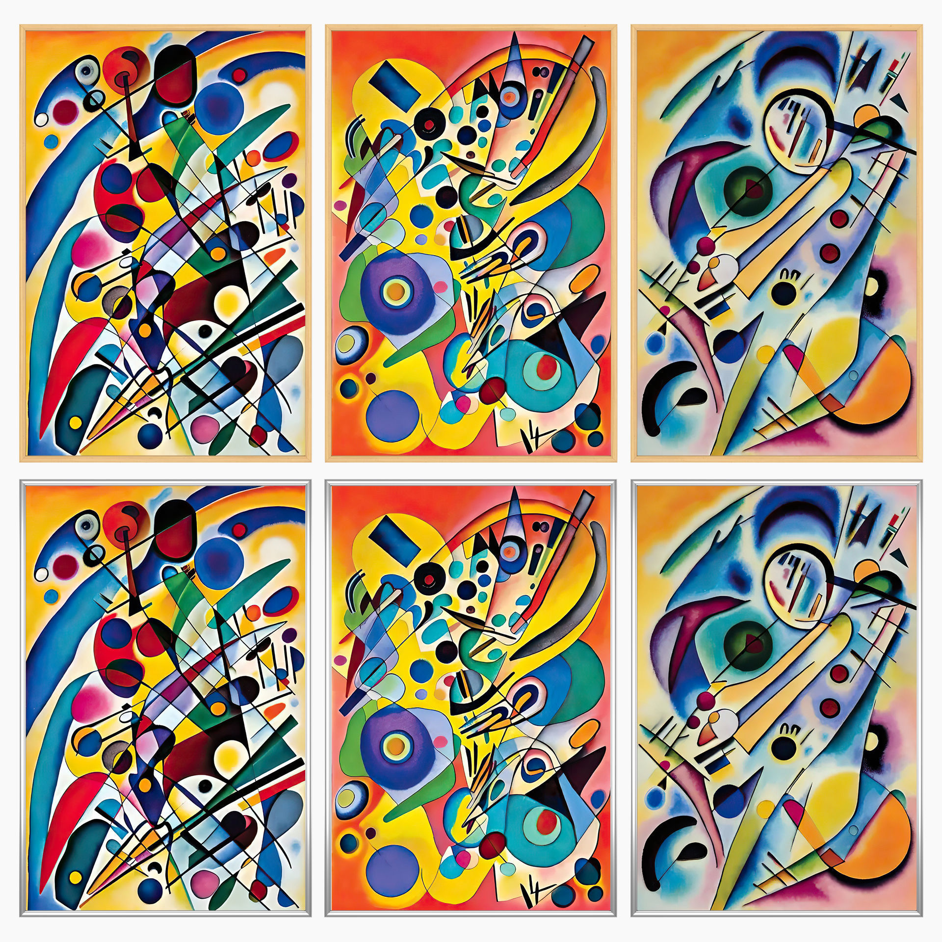 Wall Art Set 4149 3D model_2