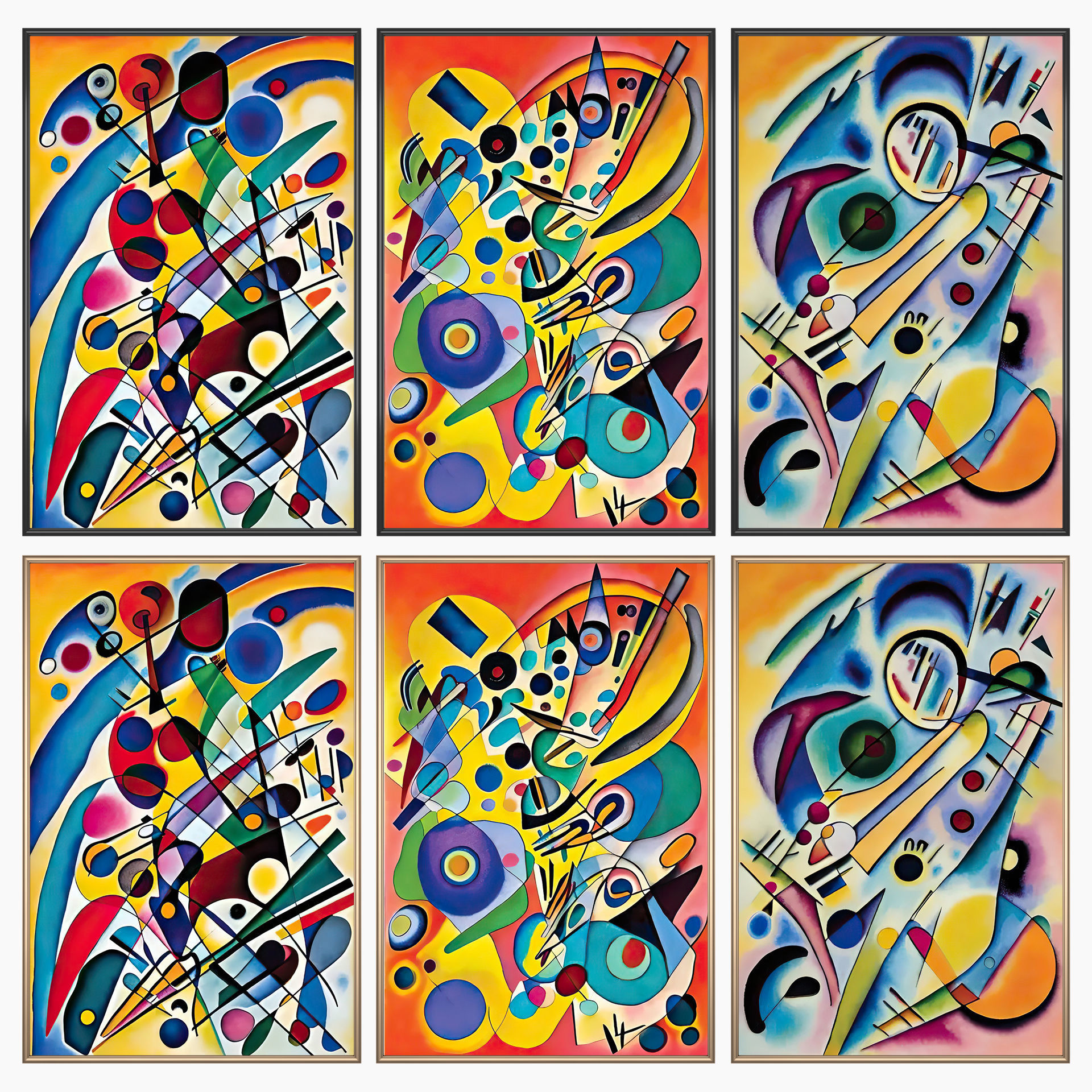 Wall Art Set 4149 3D model_1