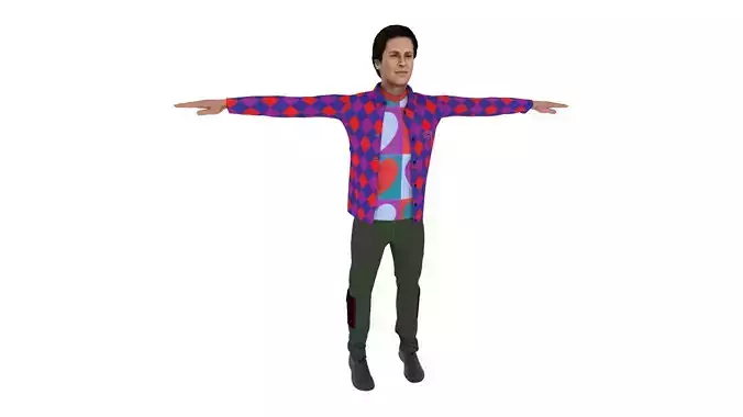 Realistic Character Man