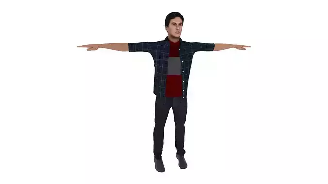 Realistic Character Man