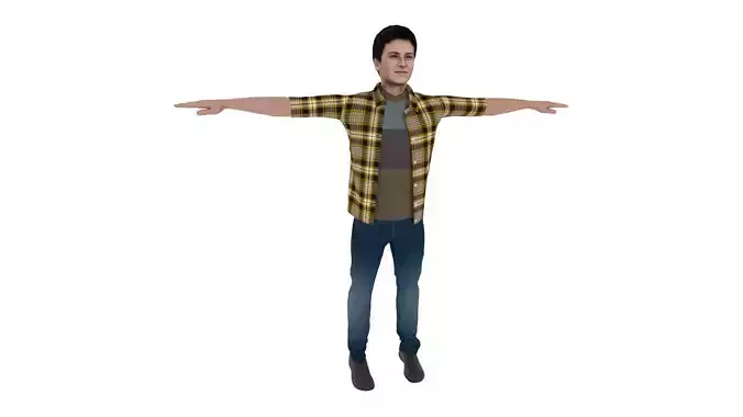Realistic Character Man