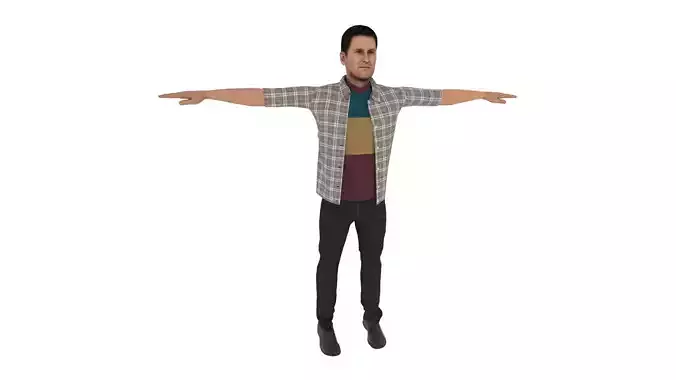 Realistic Character Man