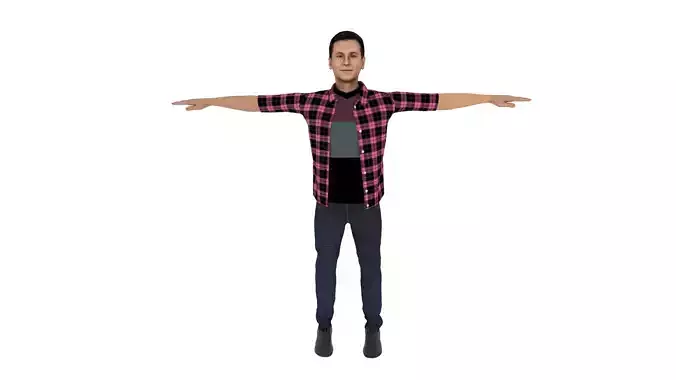 Realistic Character Man