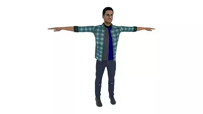 Realistic Character Man