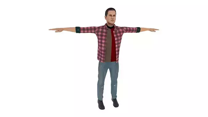 Realistic Character Man