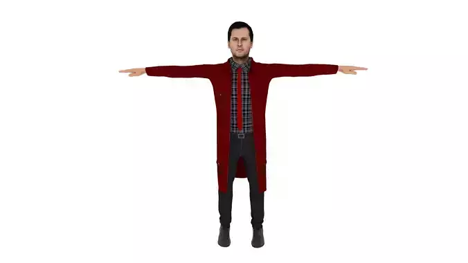 Realistic Character Man