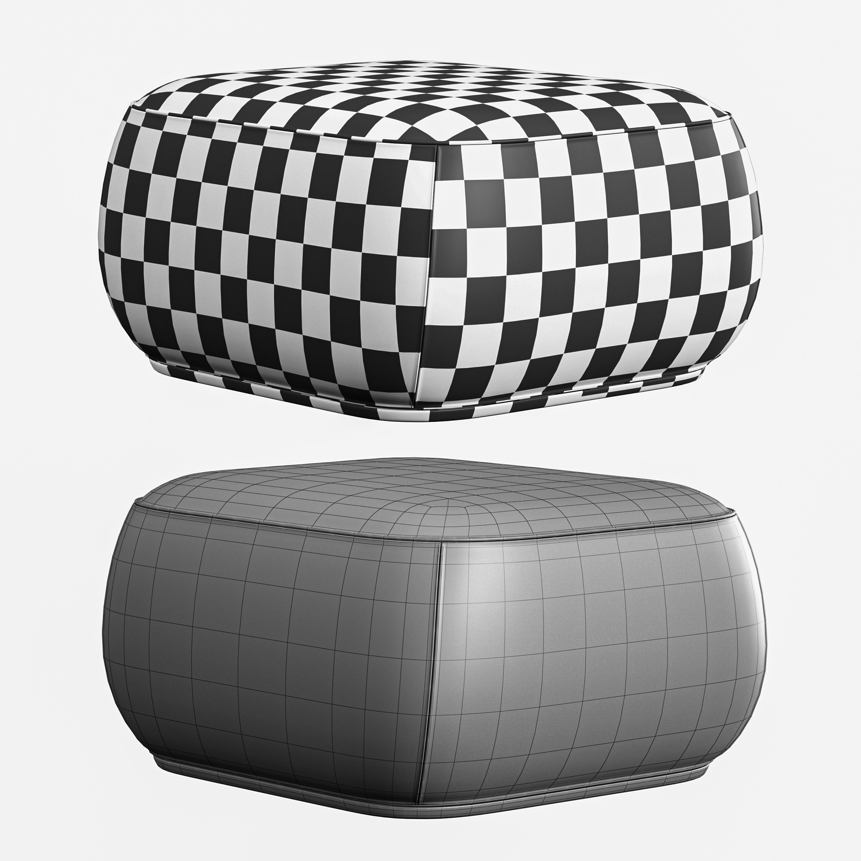 giorgetti caddy armchair 3D model_1