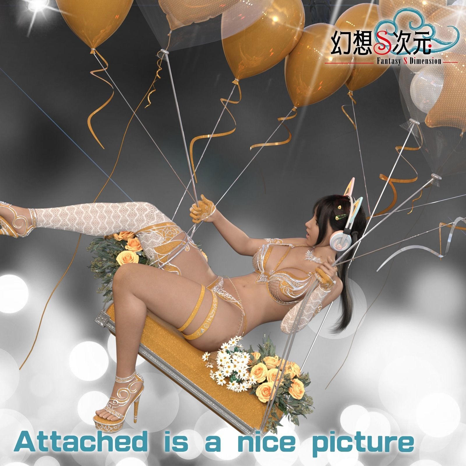 Fantasy S Dimension GoldBikini 012-1 3D model_9