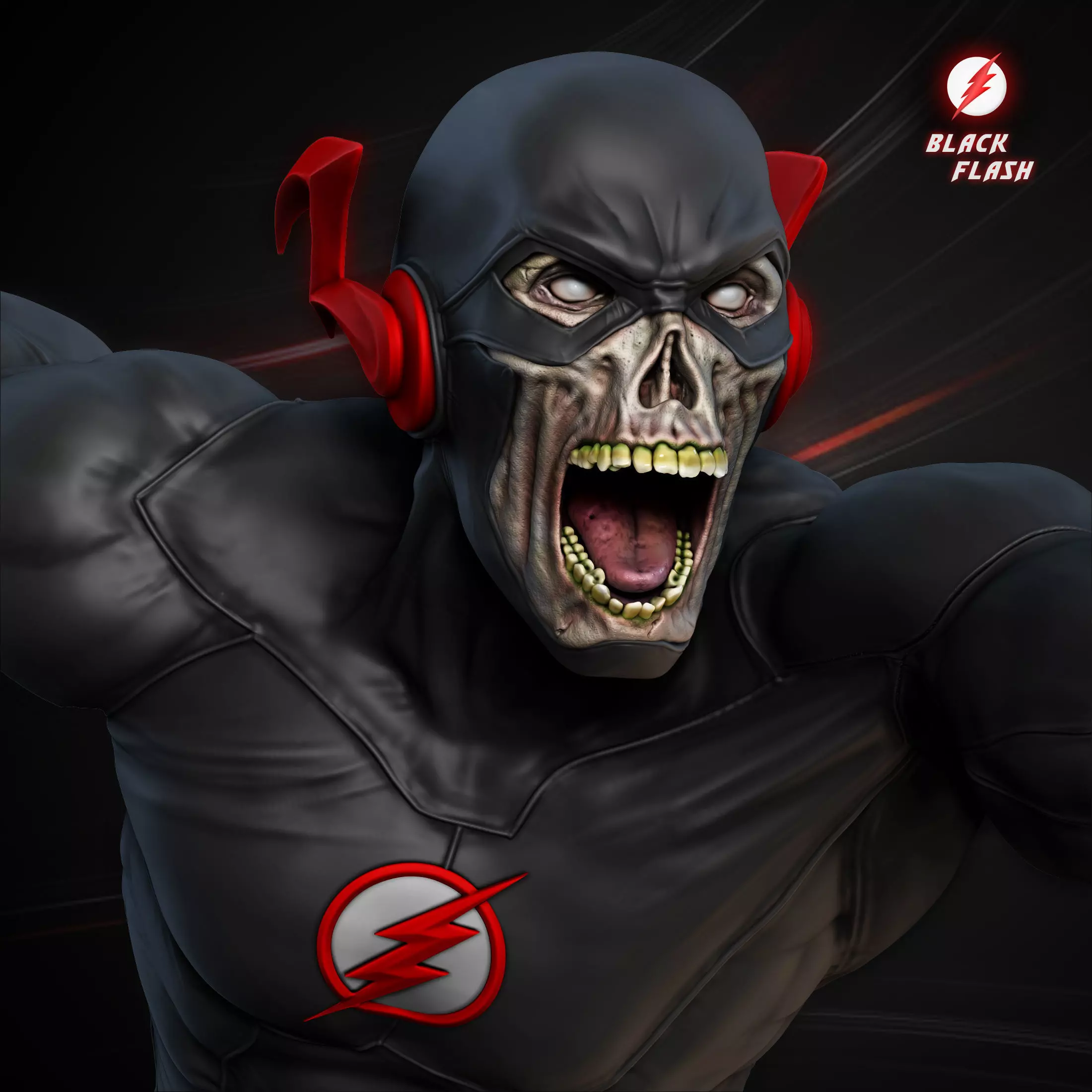 BLACK FLASH 3D print model