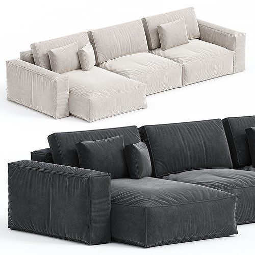 Corner sofa Ebi 1 Happy 3D model
