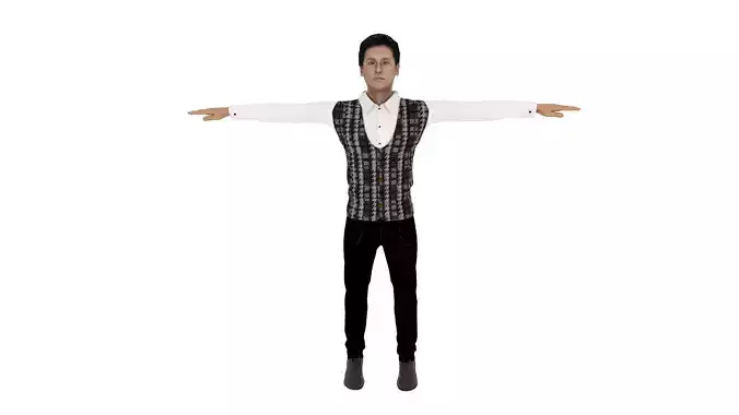 Realistic Character Man