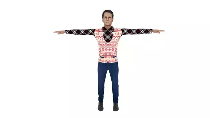 Realistic Character Man