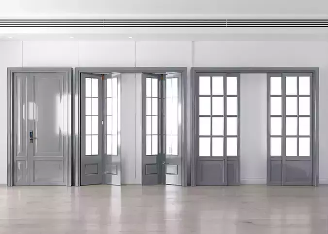 sub style American door combination