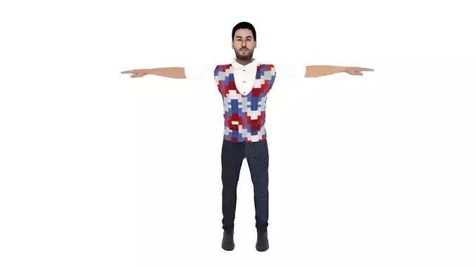 Realistic Character Man