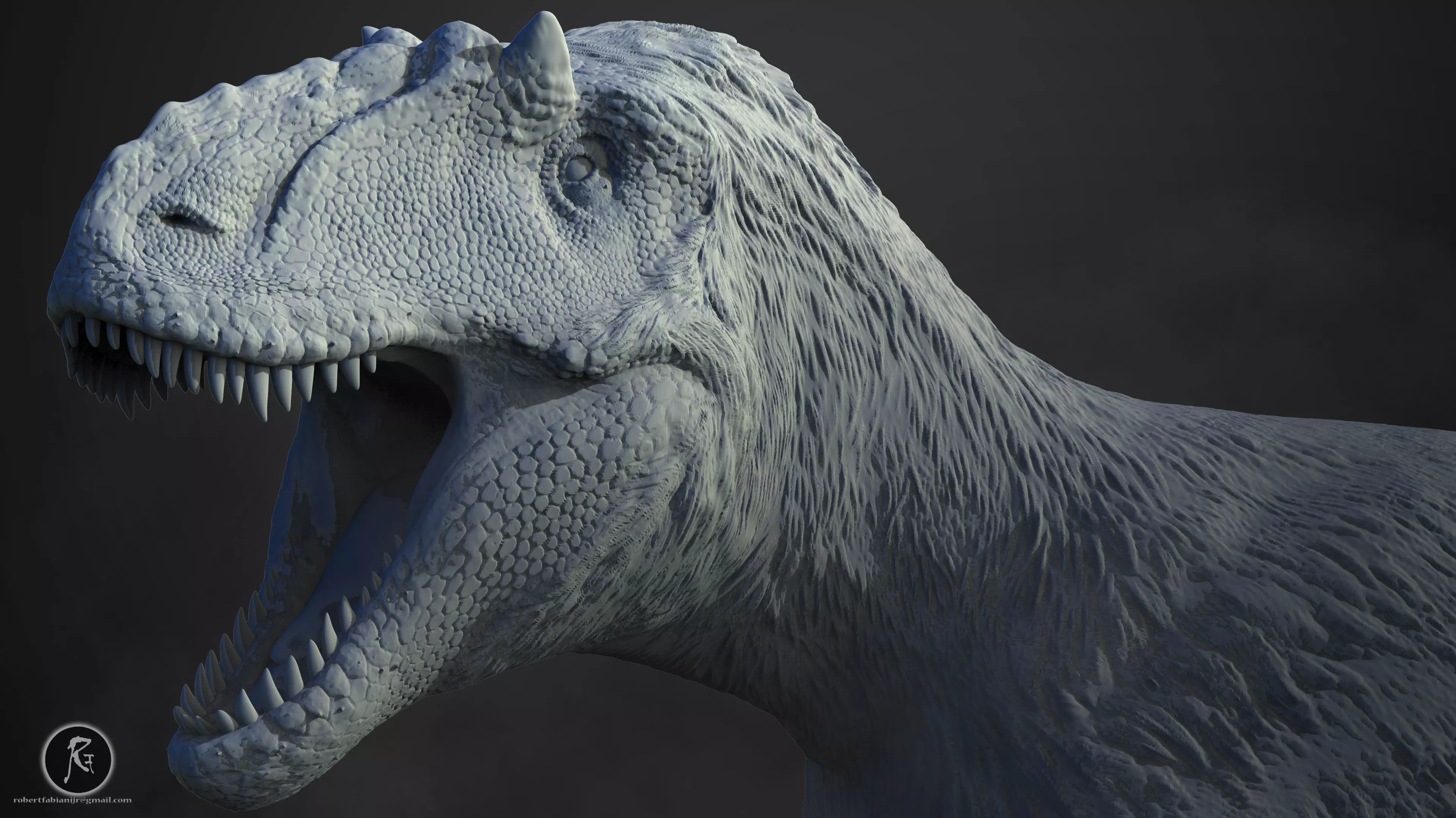 Yutyrannus 3D print model_0