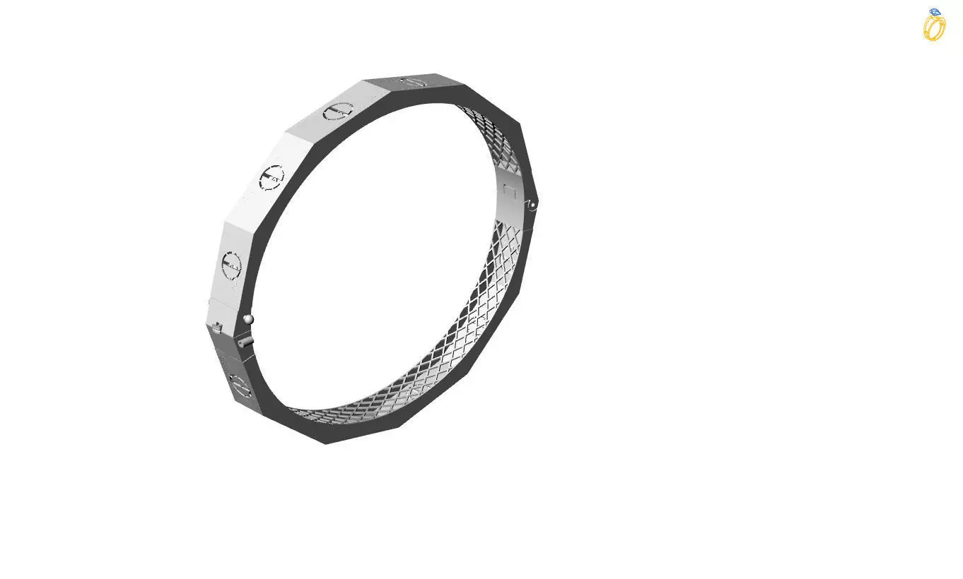 Bracelets 3D print model_0