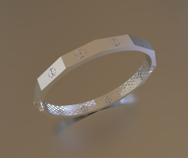 Bracelets 3D print model_1