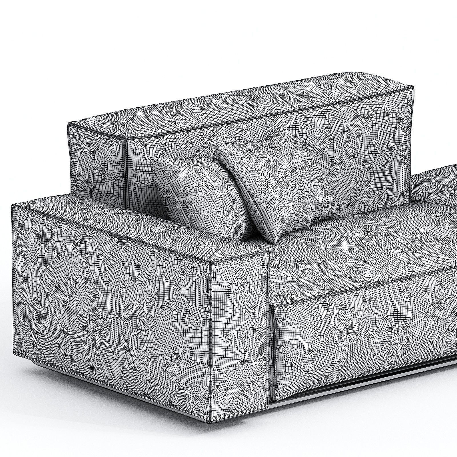 Marechiaro system sofa 3D model_2