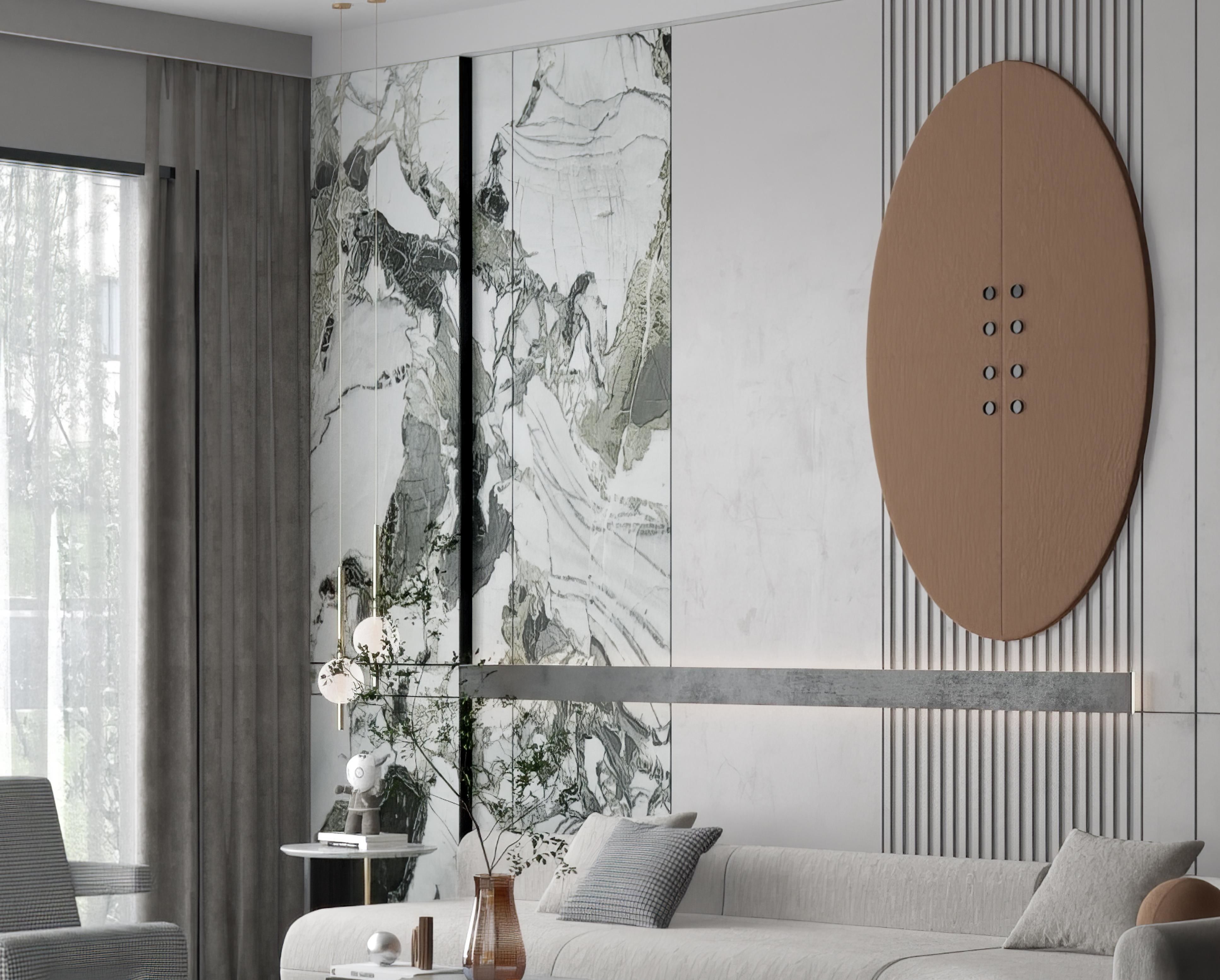 sofa living combination room table 3D model_1