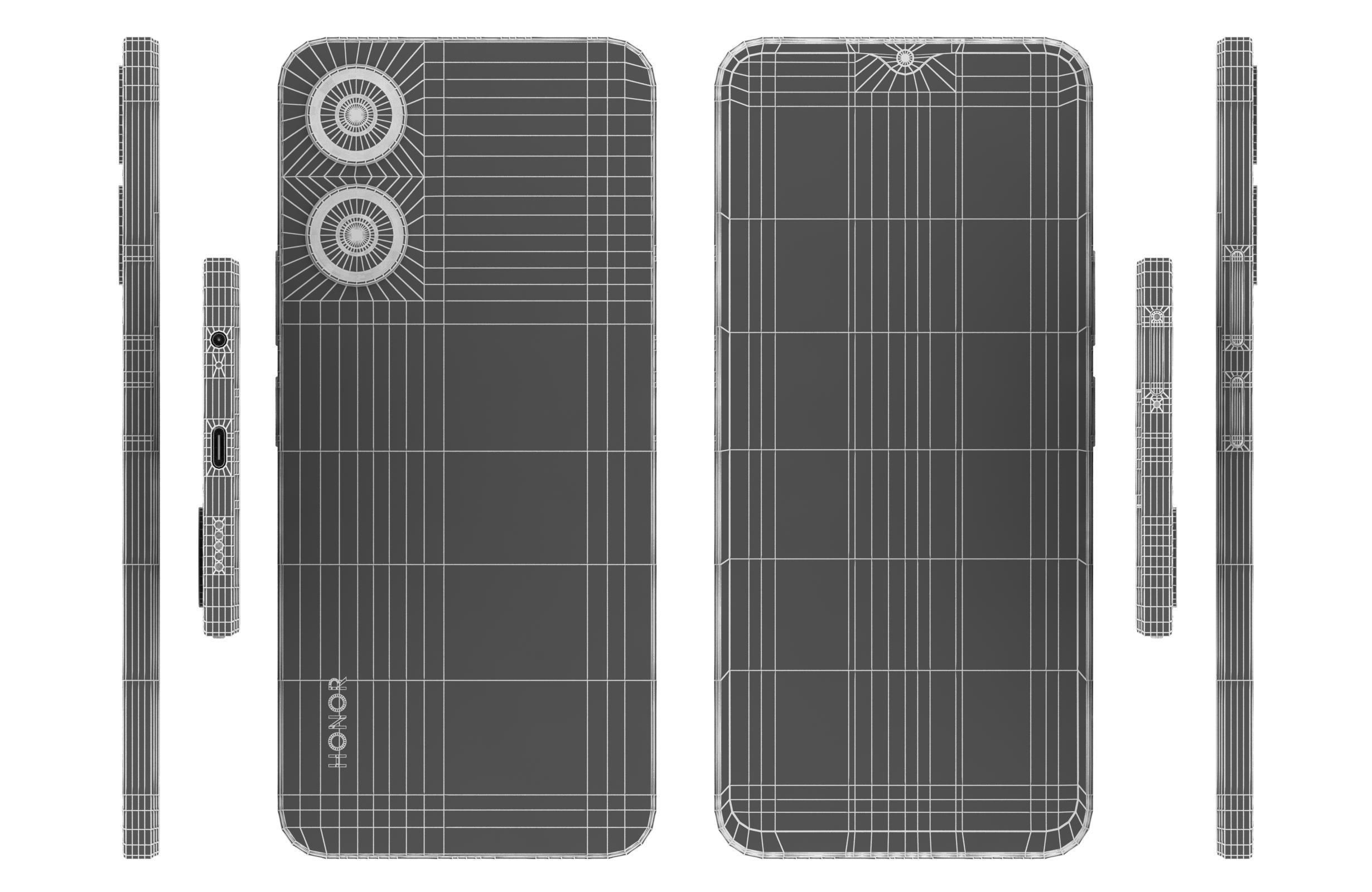 Honor Play 40C Black 3D model_16