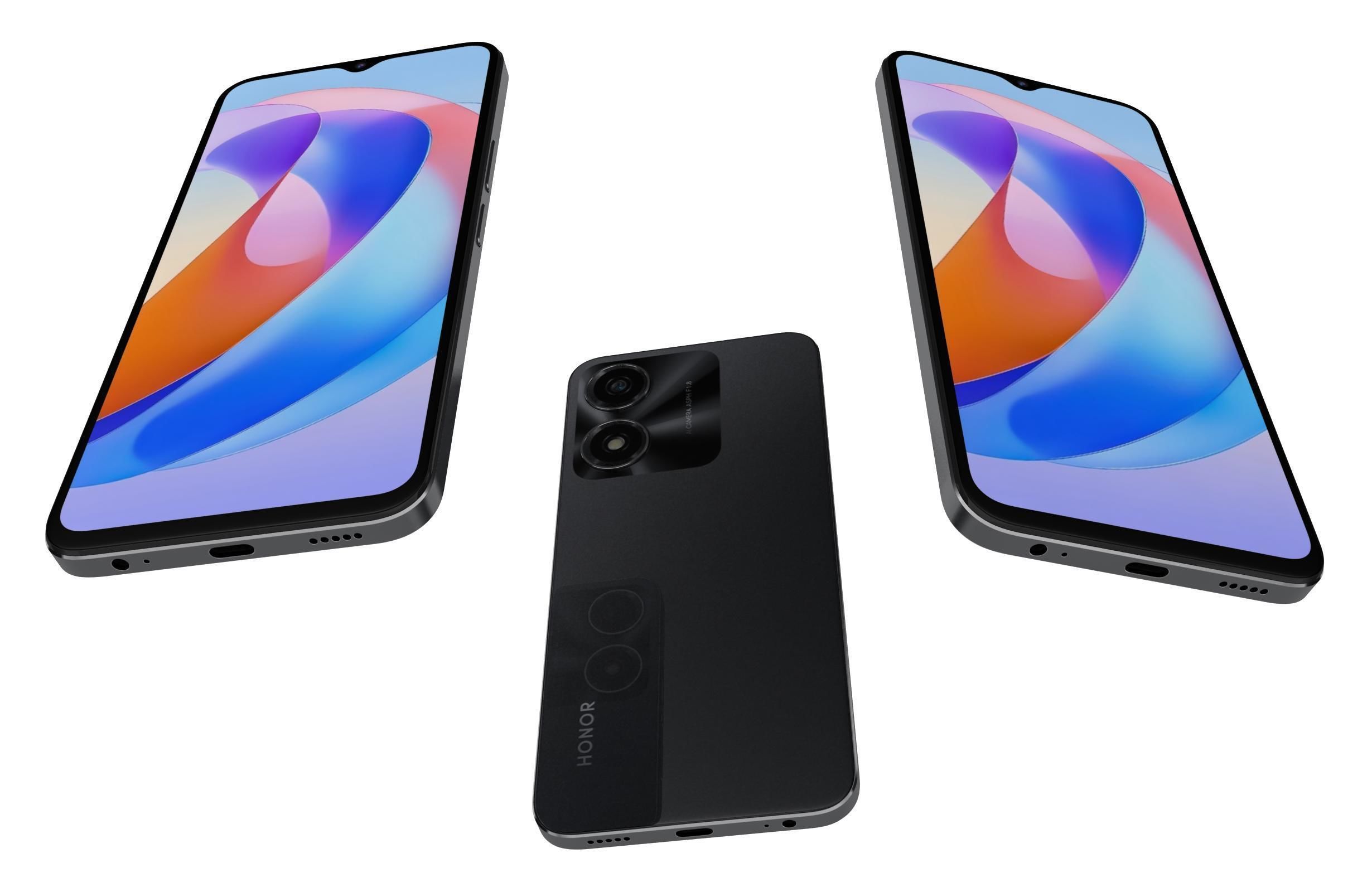 Honor Play 40C Black 3D model_2