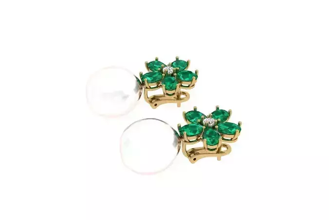 South Sea Pearl Royal Earrings