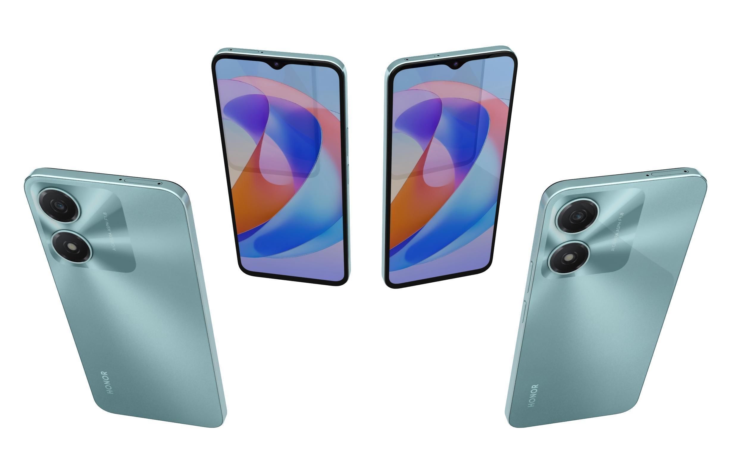 Honor Play 40C Green 3D model_5