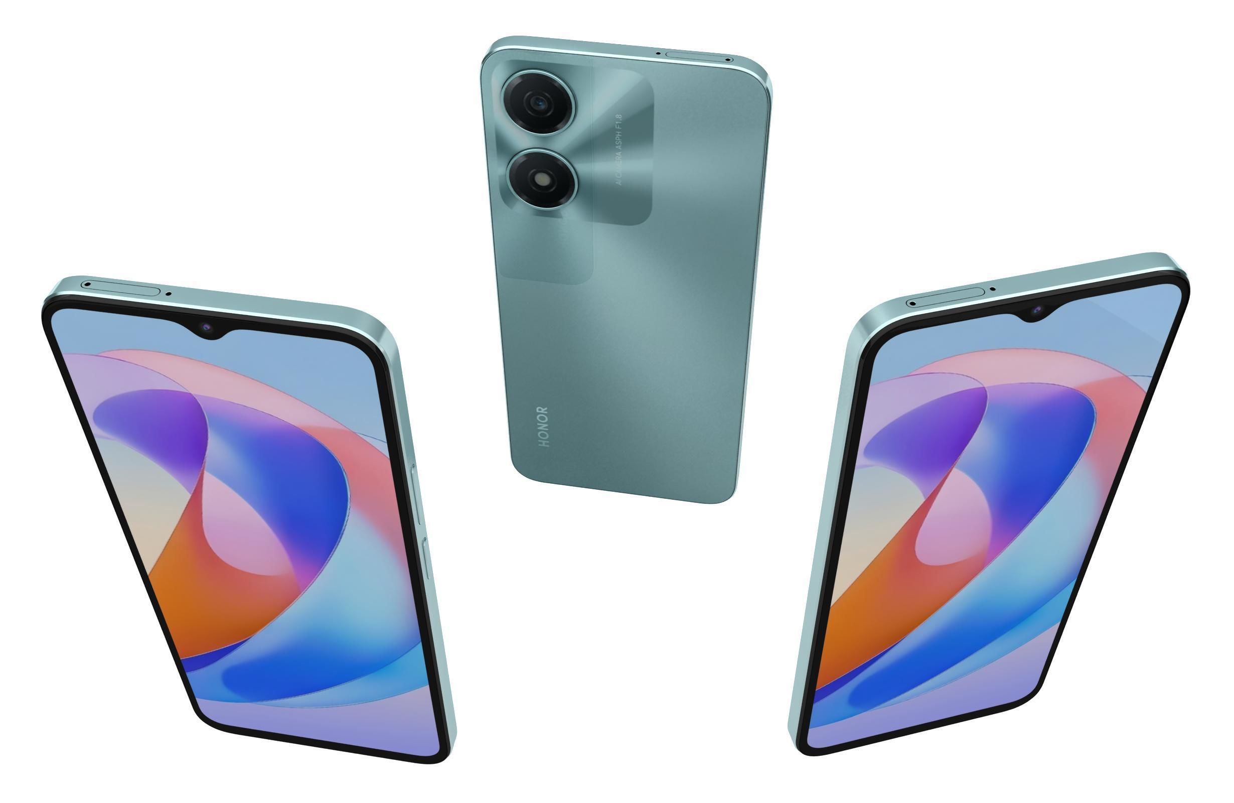 Honor Play 40C Green 3D model_2