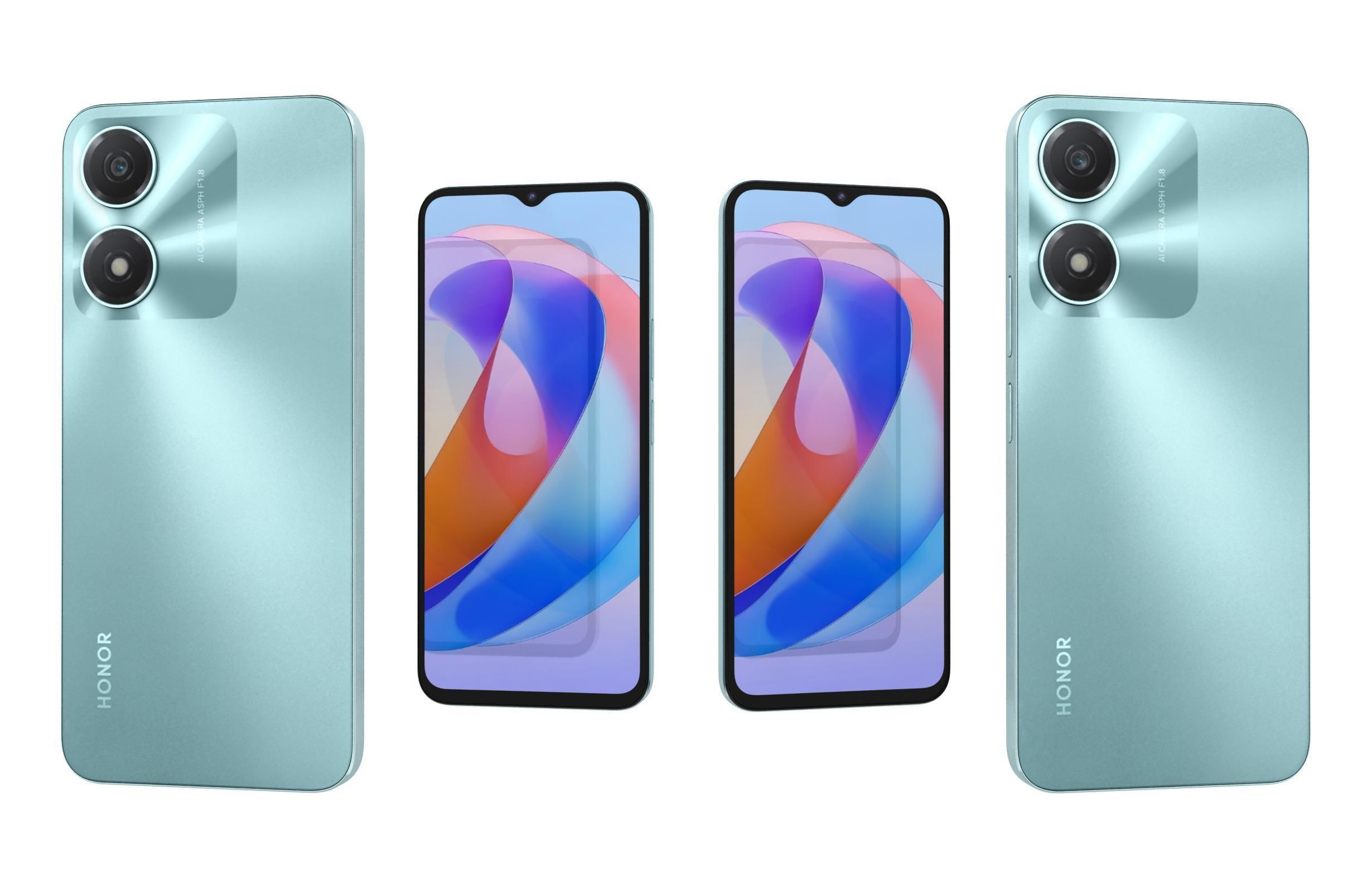 Honor Play 40C Green 3D model_3