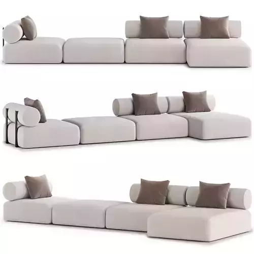 Contemporary Modular System 3D model Contemporary Modular System 3D model