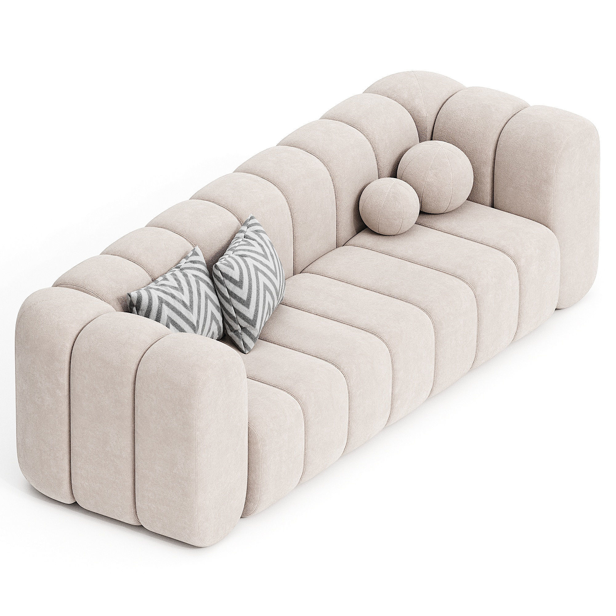 Bla Station Sweden sofa 3D model_1