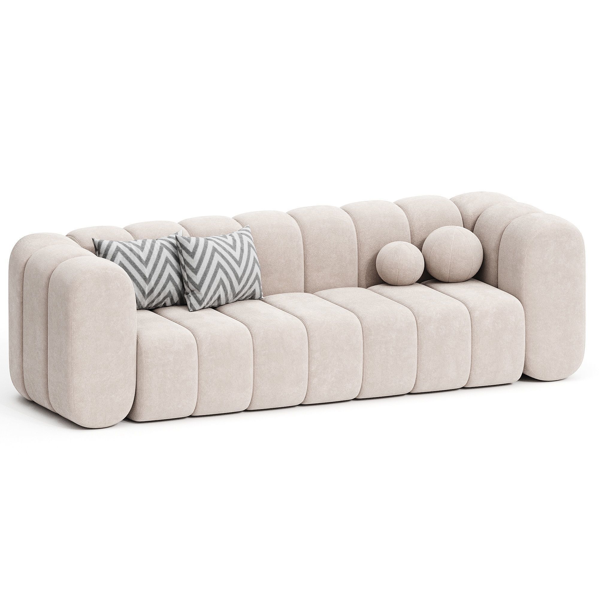 Bla Station Sweden sofa 3D model_4