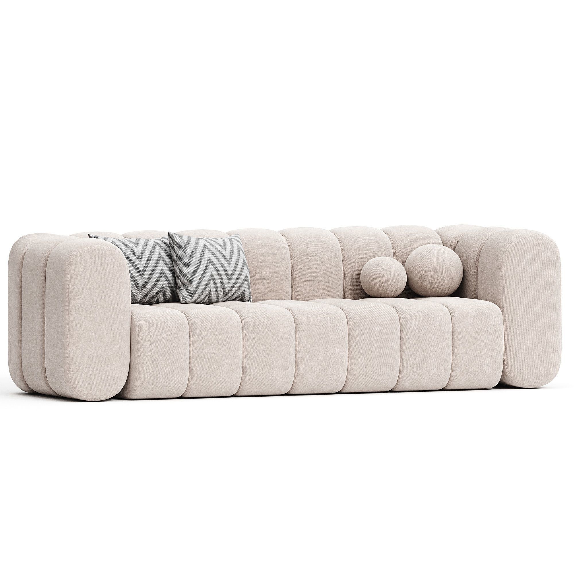 Bla Station Sweden sofa 3D model_3