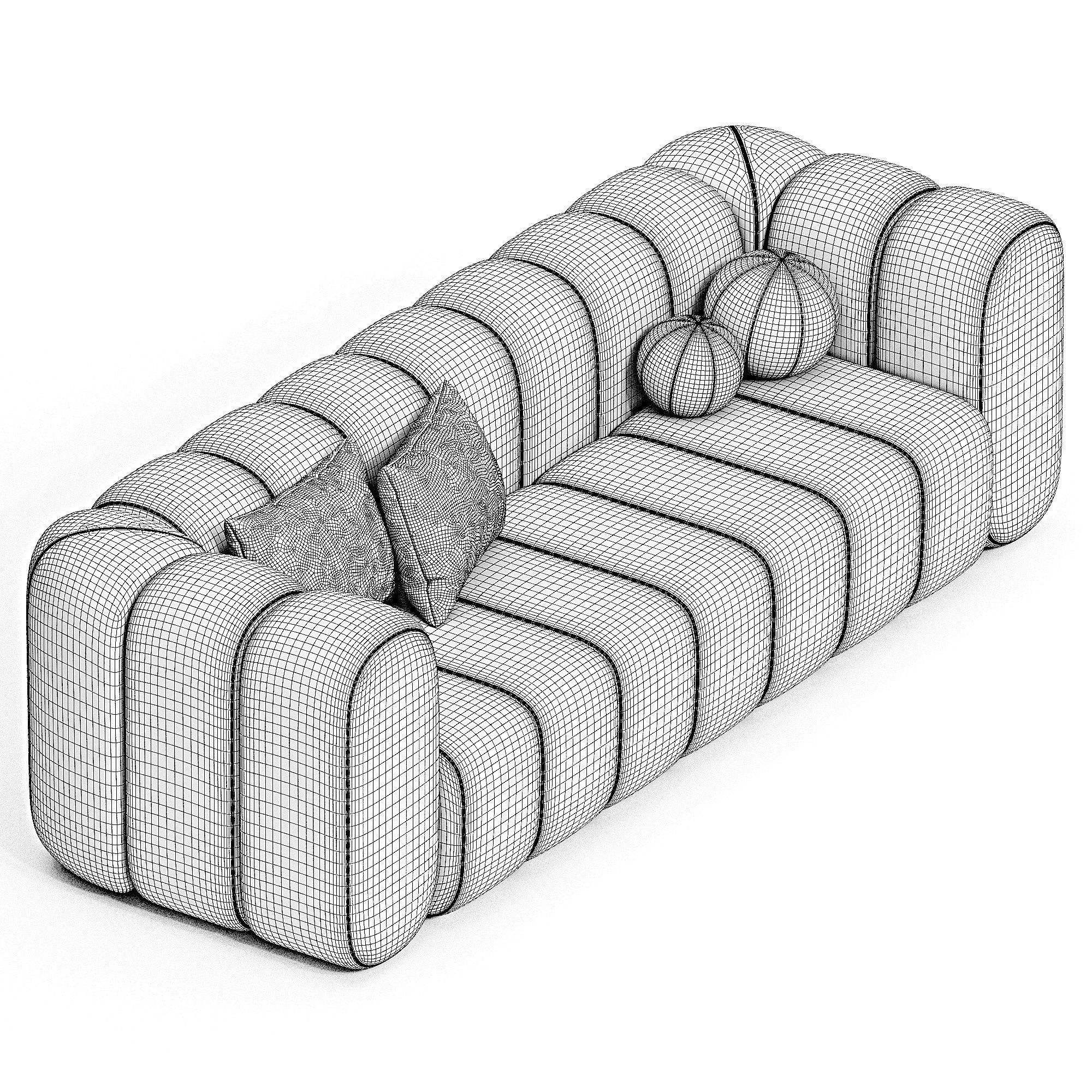 Bla Station Sweden sofa 3D model_2