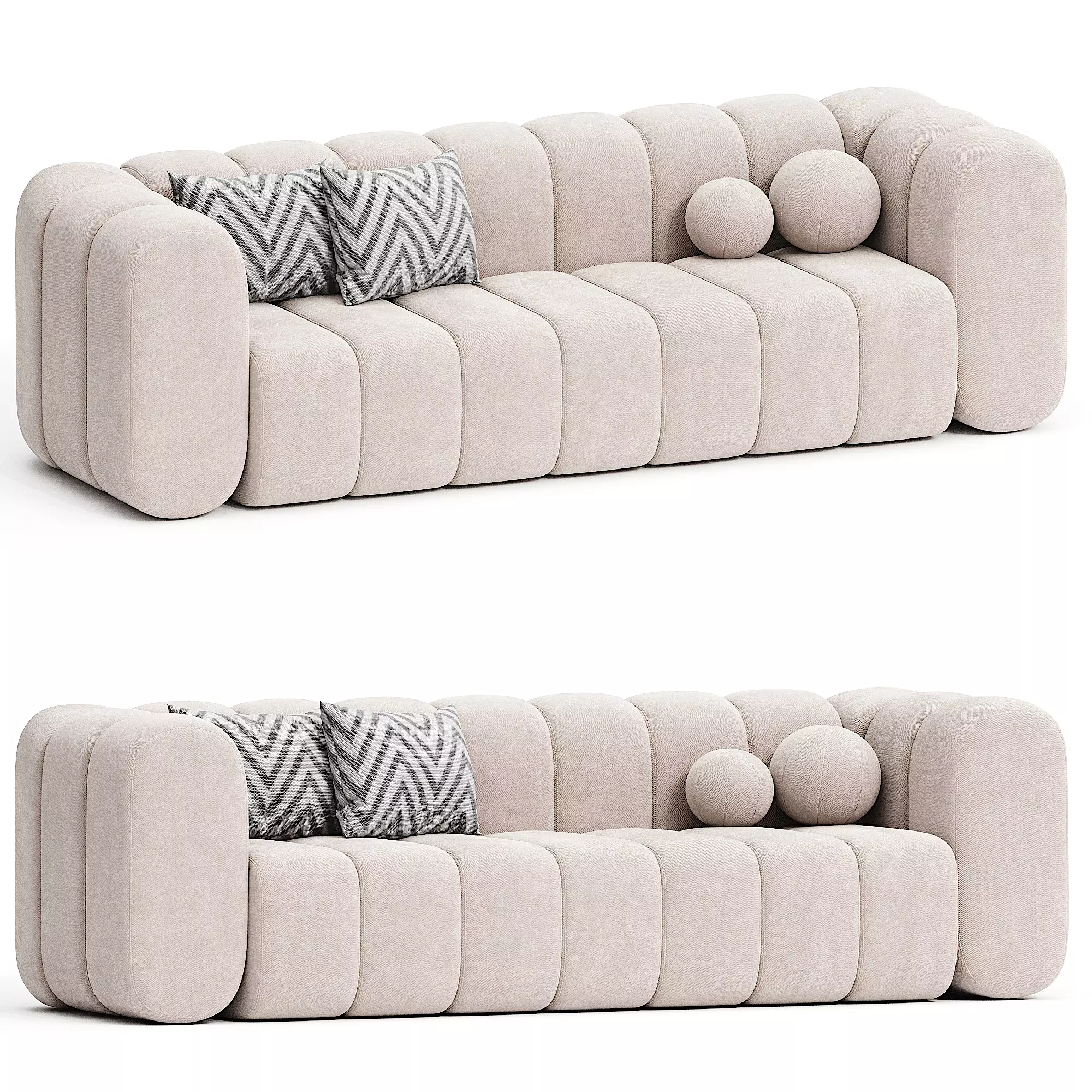 Bla Station Sweden sofa 3D model_0