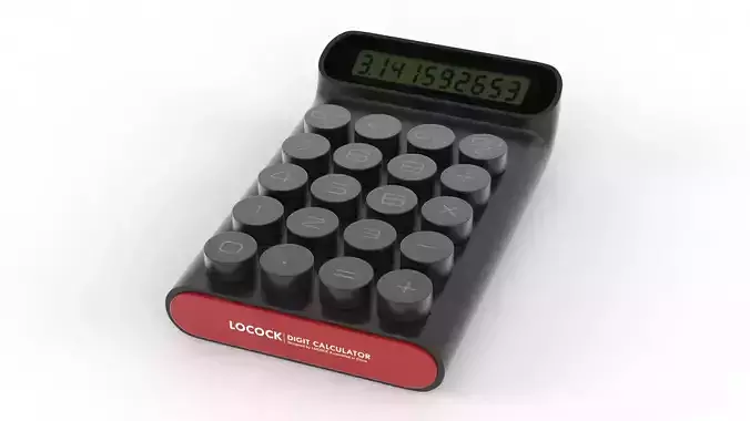 Calculator 3D model