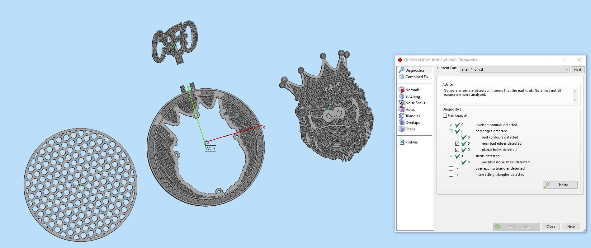 Monkey Custom pendant 3D print model_5