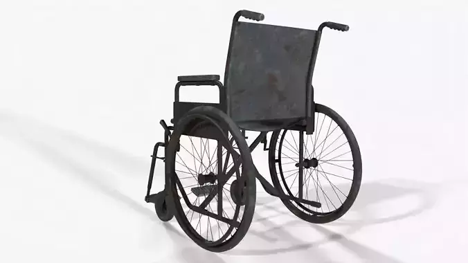 8k Abandoned Wheelchair 
